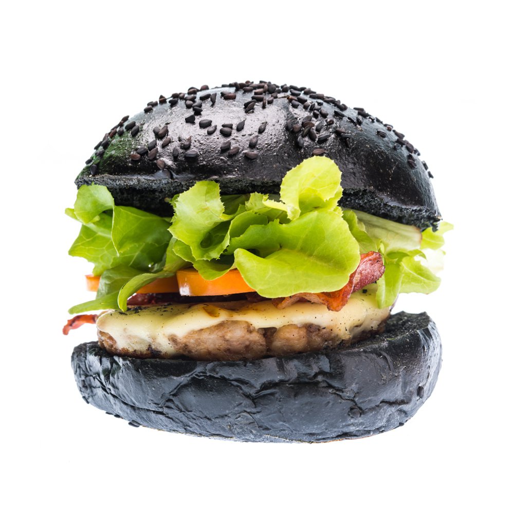 Black Gambugrer with Fishcake