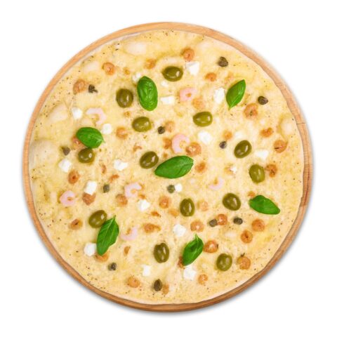 Pizza with Parmesan